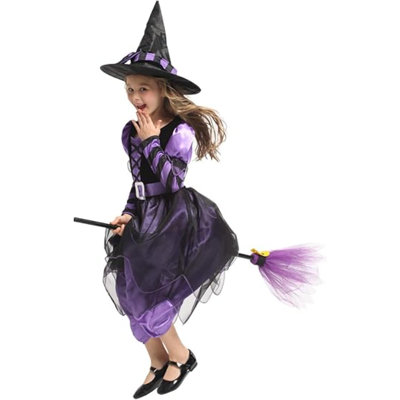 Narecte Halloween Costumes For Girls Halloween CostumesWitch Costume For Girls Witch CostumeKids Witch Costume