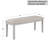 3-Piece Solid Wood Dining Set With 2 Benches-2061709341-2061709343-2061709340