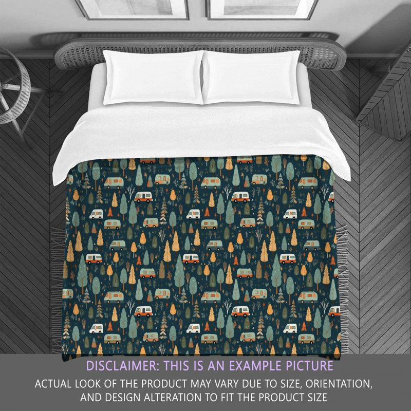 Machine Printed Comforter, Twin Comforter