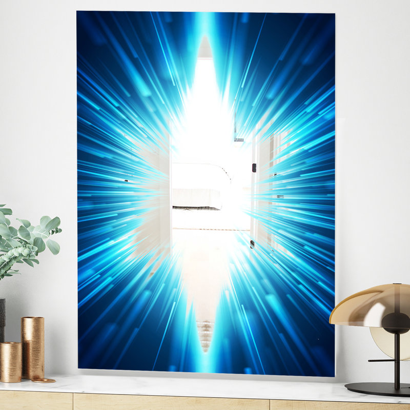 Miroir d'appoint Glowing Space, H 32 po x l 24 po