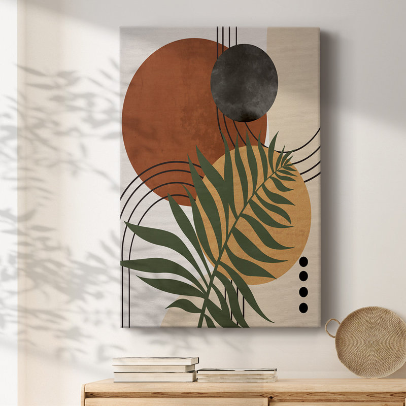 Palmier contemporain I, H 27 po x l 18 po