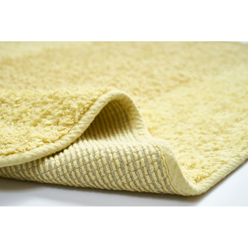 Ensemble de tapis de bain 2 pièces Gilsey, Jaune