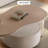 Shaped rotating simple creative coffee table