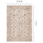 Tapis oriental élégant beige ivoire Elegant-968291733