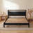 Solid Wood Signature Platform Bed with Headboard, Full, Black Finish, No Box Spring Needed, Easy Assembly-1858515744-1858515747-1858515745