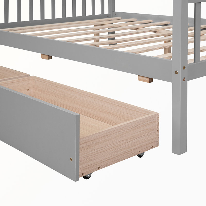 Libertytown Kids Full with Drawers, Gray
