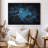 " Forest At Night Canvas Print "-101459708
