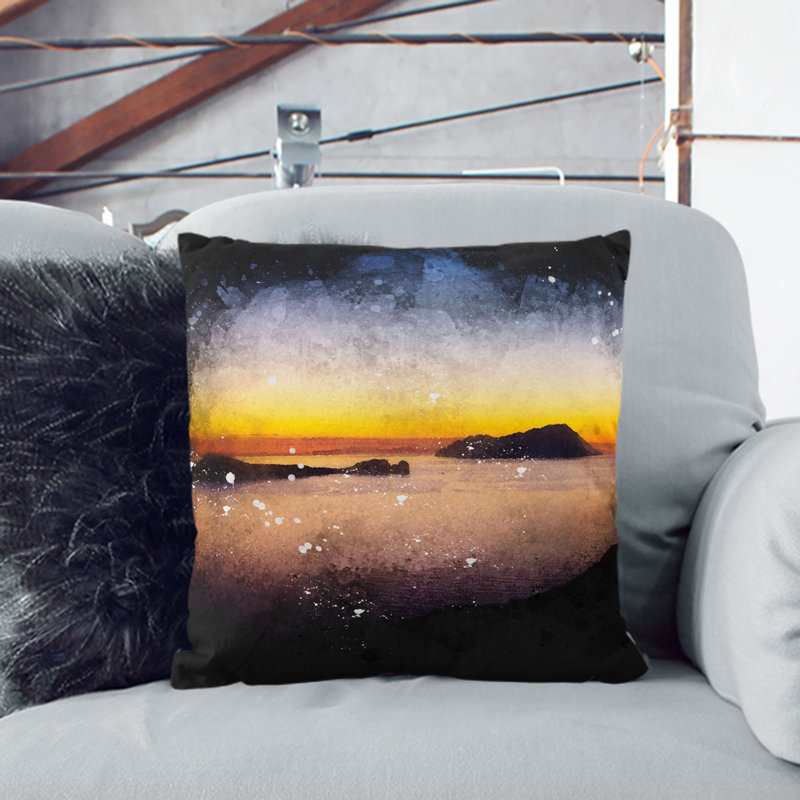 Square Throw Cushion, 55cm H x 55cm W x 20cm D