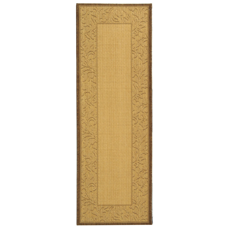 Tapis d'intérieur / extérieur à fleurs Herefordshire Performance, Tapis de couloir 2 pi 4 po x 6 pi 7 po