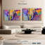 Animal «Rainbow Elephant Canvas Print» sur-98865958