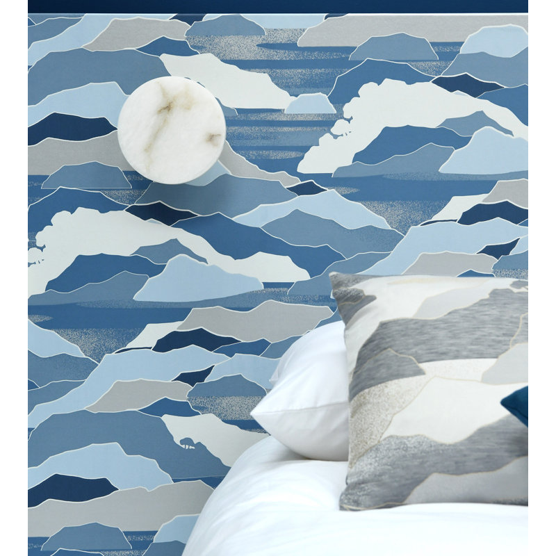 Colline Abstract Matte Wallpaper Double Roll, Brume