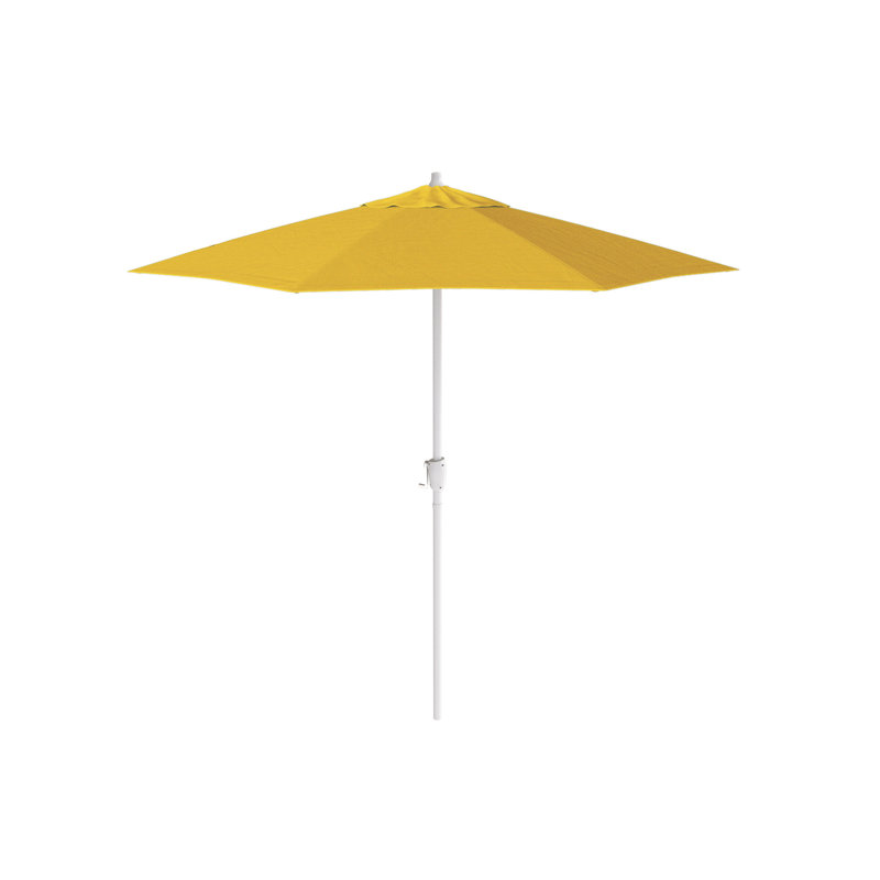 Parasol de marché en aluminium 7,5 pi avec manivelle et inclinaison Pacifica Premium, Pissenlit - Pacifica Premium