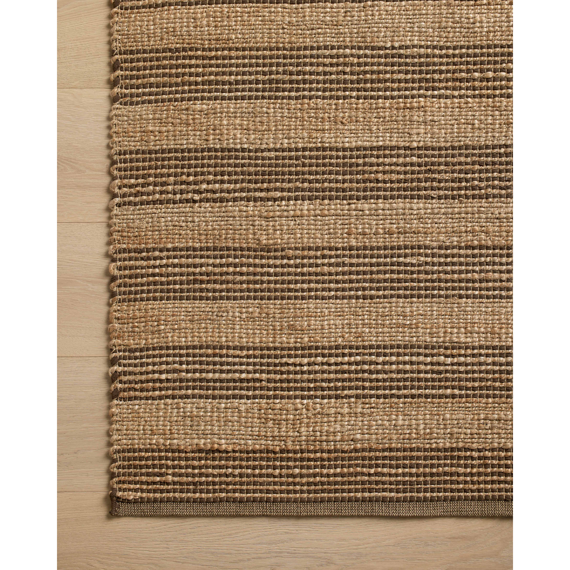 Judy Natural / Chocolate Area Rug, Rectangle 3'6" x 5'6"