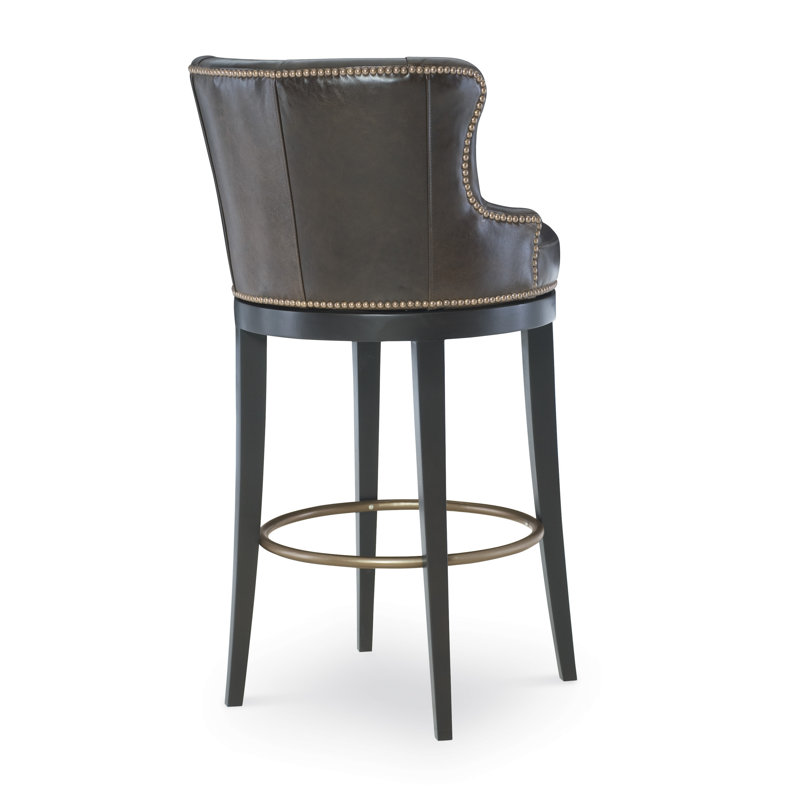 Forte Swivel Upholstered Stool, Bar Stool (31" Seat Height)