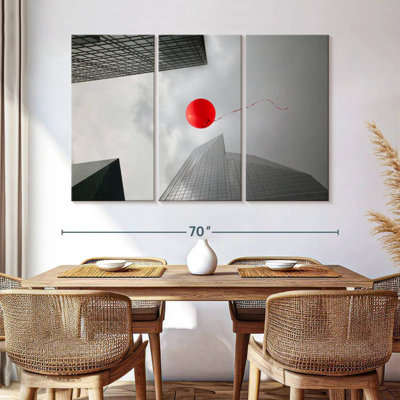 Lilie urbain rouge ballon pop