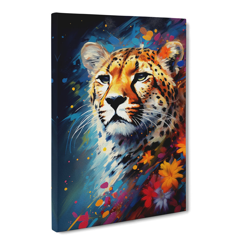Cheetah Modern - Wrapped Canvas, 76cm H x 50cm W x 3cm D