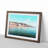 Shoreline of Sitges in Spain in Abstract - Picture Frame Graphic Art Print-55764580-55764581