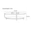 Table basse moderne simple ovale