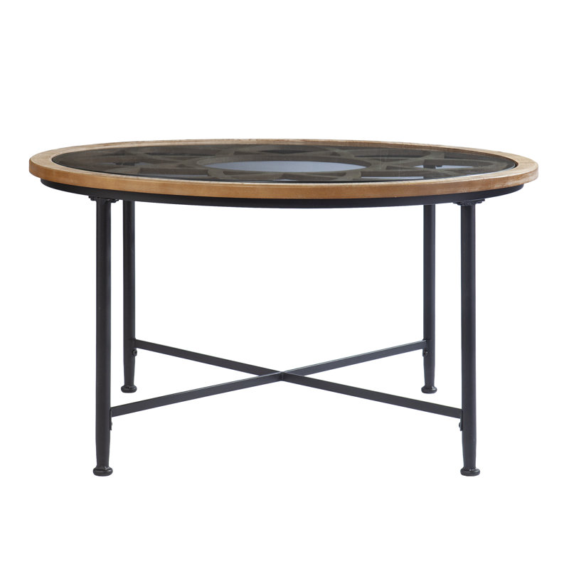 Antoneisha Glass Top Coffee Table