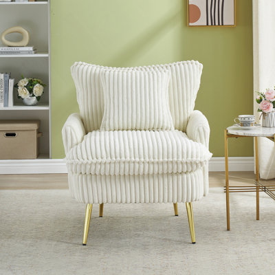 Canapé simple à la mode avec velours côtelé, doux et confortable pour appartement, bureau, salon, chambre à coucher et salle de conférence