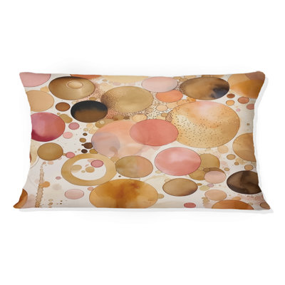 Coussin décoratif à imprimé géométrique abstrait «Afprès Dreams Boho Chic»