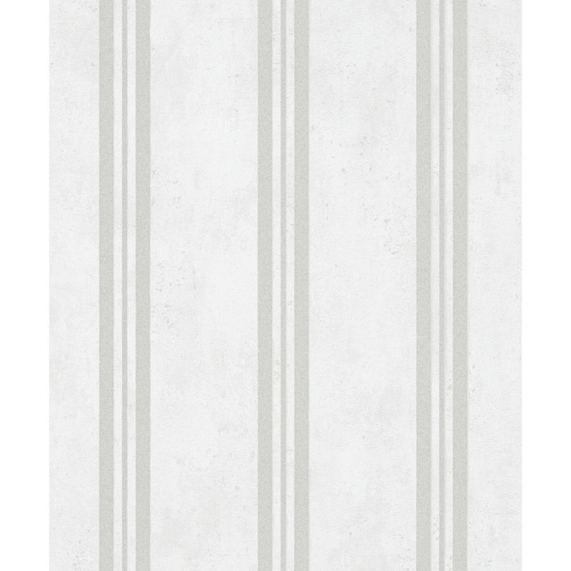 Rouleau de papier peint L 33 pi x l 21 po Alsey, Blanc