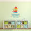 Adhésif mural en vinyle fort Books Apple School-1425655590