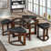 Table basse avec 4 tabourets