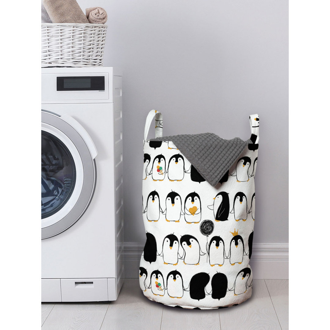 Fabric Laundry Bag with Handles East Urban Home