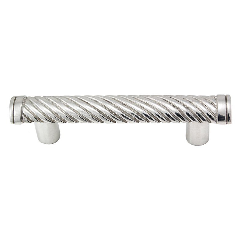 Sanzio Bar / Handle Pull, Polished Silver