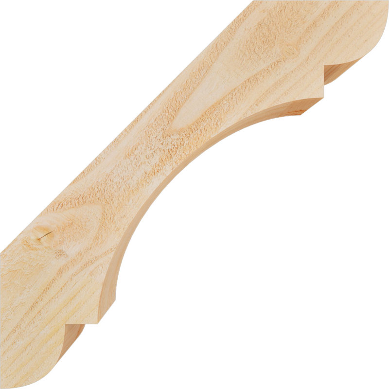 Attelle de genou olympique, Sapin de Douglas, H 18 po x l 4 po x P 18 po, Sciage brut