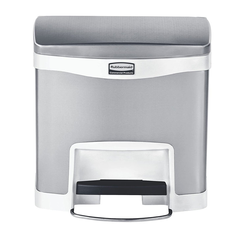 Slim Jim Stainless Steel 4 Gallon Touch Top Waste Basket