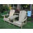  Adirondack Double Seater - Pressure Treated and cured Solid Wood with Built-In Table & 1-5/8" Umbrella Hole - Made in the USA