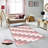 Stylish Woven Carpet, 5.6 x 7.5 Feet, 100% Polyester, 0.3 in Pile Height | Antibacterial, Non-Slip PVC Felt Dot Underside, Machine Washable | 3D Digital Printing, Durable & Easy to Maintain - Perfect for Any Room-1770477723