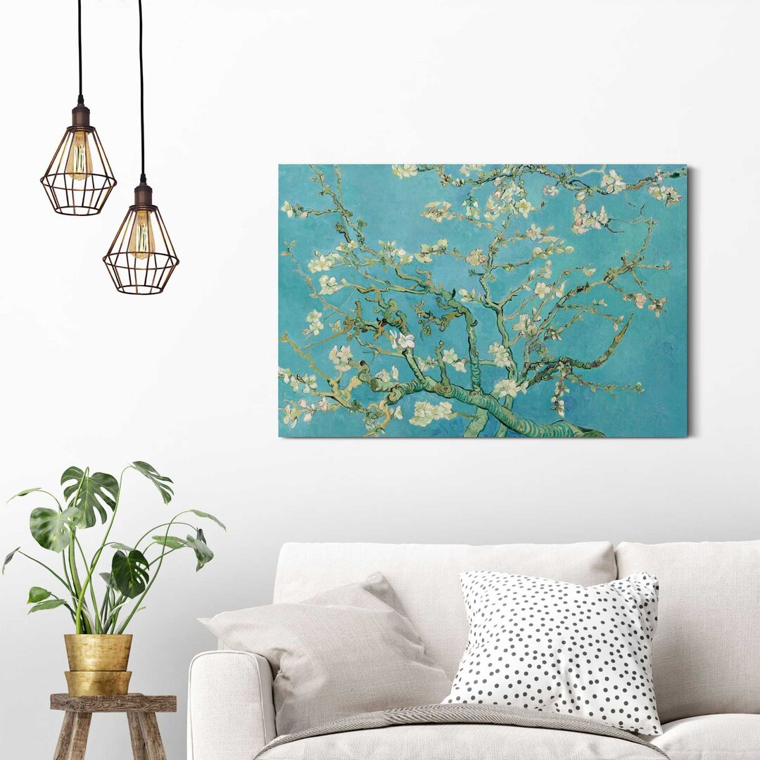 Wandbild Deko Panel Mandelblüte Vincent Van Gogh - Alte Meister - Berühmte Gemälde - Blumen