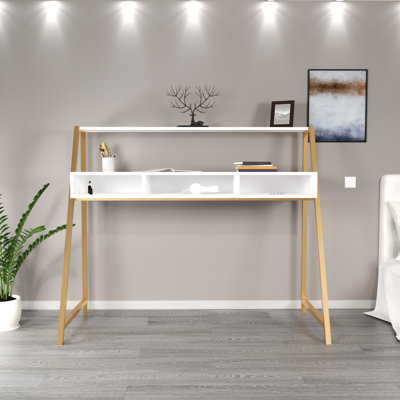 Aliona Metal Base Writing Desk