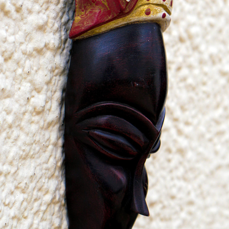 Handmade Boho People Wall Decor on Solid Wood