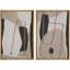 «Emerald Green Mid-Century», 2 pièces sur toile-99015905-99015906