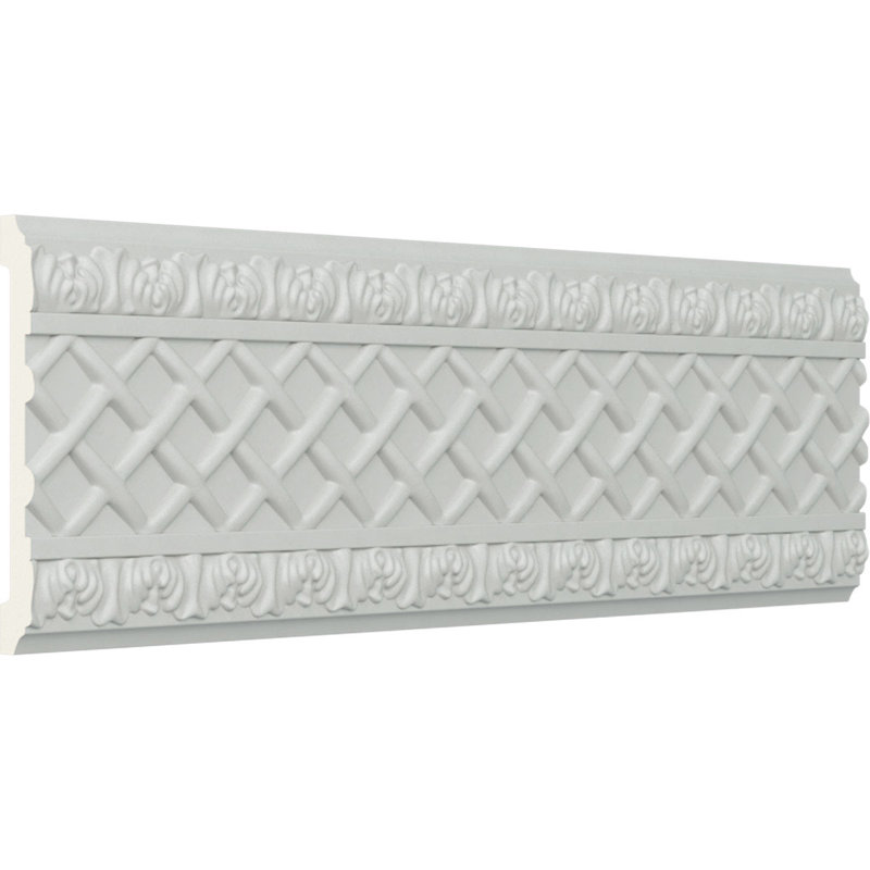 3 H 7 7/8 po x P 1/2 po x L 94 1/2 po, (répétition 1 po), cimaise Swindon