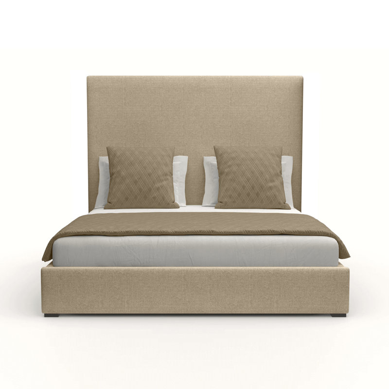 Dezyah Upholstered Standard Bed, Flax Revolution®, Queen