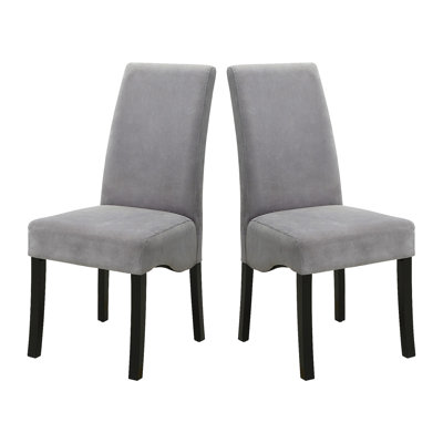 Set Of 2 Velvet Upholstered Dining Side Chairs