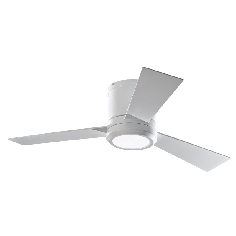 Ventilateur de plafond à DEL Rodrick, 42 pouces, Blanc mat