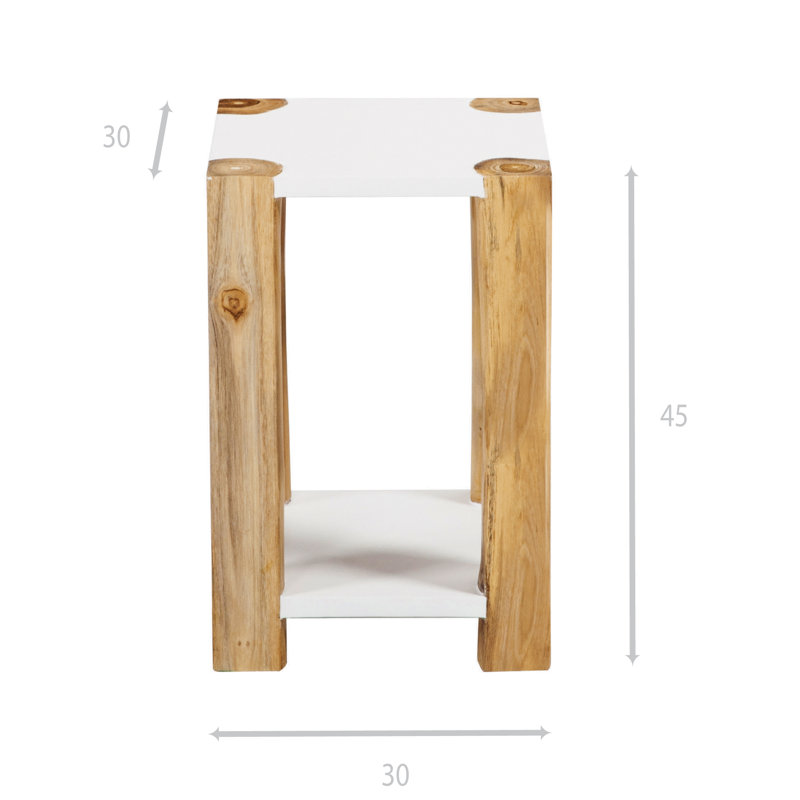 Derry Solid Wood End Table