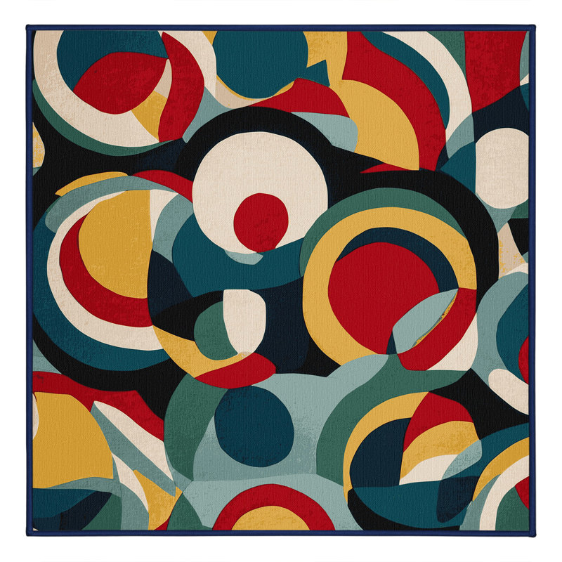 Perky Stomp Rug, Square 4'