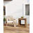 Eymi Manufactured Wood 2-Tier Square End Table