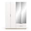 Nurin 4 Door Manufactured Wood Wardrobe-1977368595