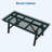 Outdoor Dining Table for 4-6, 66.9" Patio HDPE Garden Table-1821631261