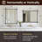 Vintage Cross Corner Rectangle Bathroom Vanity Mirror | Stainless Steel Frame-1882213033-1909570085