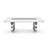 Mera White Lacquer Extendable Dining Table