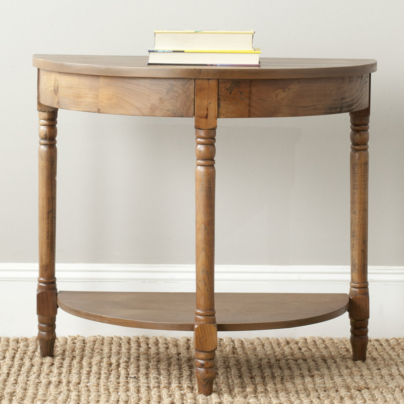 Graer 30 " W Console Table, Medium Brown